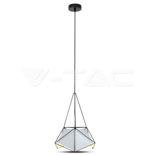 Пендел Призма Бял Абажур 400x540MM - изглед 1 - rZ commerce Пендел Призма Бял Абажур 400x540MM - изглед 1