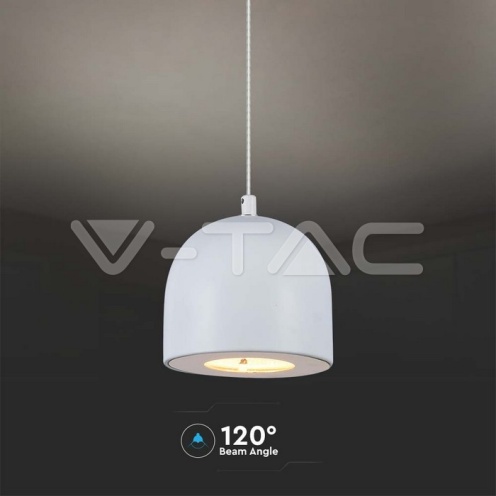 8.5W LED Висяща Лампа Φ100 Регулируемо Въже Touch On/Off Сиво Тяло 3000K - изглед 4