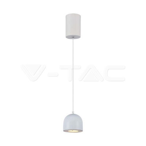 8.5W LED Висяща Лампа Φ100 Регулируемо Въже Touch On/Off Сиво Тяло 3000K - изглед 1