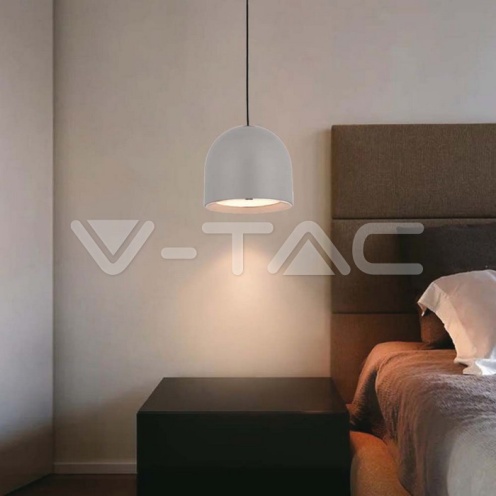8.5W LED Висяща Лампа Φ100 Сиво Тяло 3000K - изглед 7