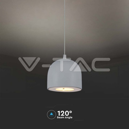 8.5W LED Висяща Лампа Φ100 Сиво Тяло 3000K - изглед 4