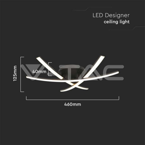 LED Осветител 20W 3L 3000K 2130 lm - изглед 4