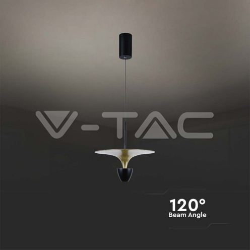 9W LED Висяща Лампа (30*320*100CM) Черно+Златно Тяло 4000K - изглед 4 - rZ commerce 9W LED Висяща Лампа (30*320*100CM) Черно+Златно Тяло 4000K - изглед 4