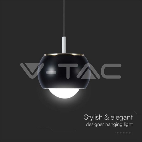9W LED Висяща Лампа (10*10*100см) Черно 4000K - изглед 3
