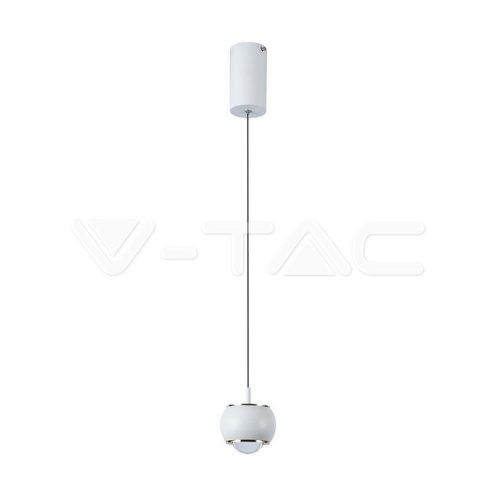9W LED Висяща Лампа (10*10*100см) Бяло 4000K - изглед 1