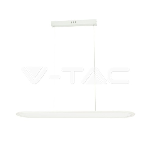 24W LED Висяща Лампа (80*100CM) 4000K Бяло Тяло - изглед 1