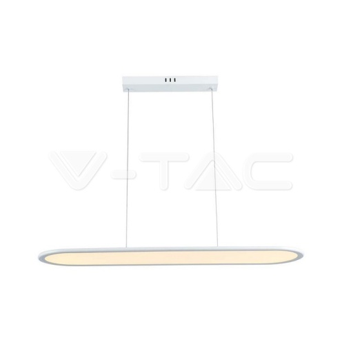 24W LED Висяща Лампа (80*100CM) 4000K Бяло Тяло - изглед 2