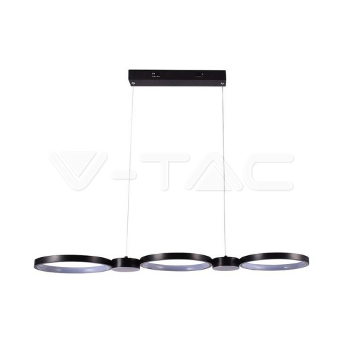 LED Осветител 38W Висящ (95*100CM) Черен 4000K - изглед 1 - rZ commerce LED Осветител 38W Висящ (95*100CM) Черен 4000K - изглед 1