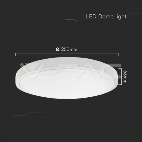18W LED Плафон SAMSUNG Чип 6500K Кръг Бяла Рамка IP44 - изглед 9 - rZ commerce 18W LED Плафон SAMSUNG Чип 6500K Кръг Бяла Рамка IP44 - изглед 9