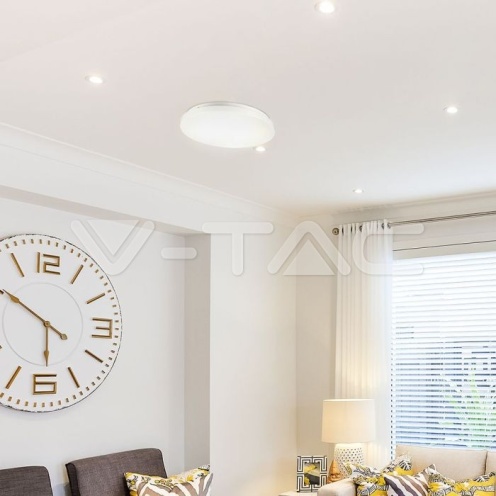 12W LED Плафон Мат Ф300 3в1 Сменяем Спектър - изглед 6 - rZ commerce 12W LED Плафон Мат Ф300 3в1 Сменяем Спектър - изглед 6