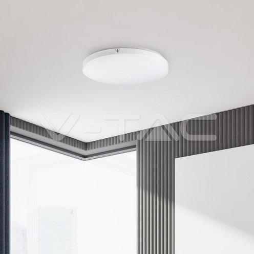 15W LED Плафон SAMSUNG CHIP Frameless Кръг 6400K IP44 120LM/W - изглед 7