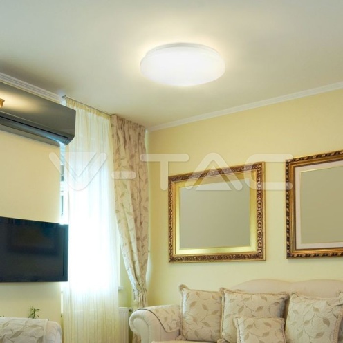 12W LED Плафон Мат Ф300 3в1 Сменяем Спектър - изглед 5 - rZ commerce 12W LED Плафон Мат Ф300 3в1 Сменяем Спектър - изглед 5