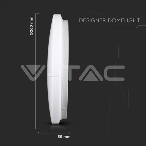 12W LED Плафон Мат Ф300 3в1 Сменяем Спектър - изглед 4 - rZ commerce 12W LED Плафон Мат Ф300 3в1 Сменяем Спектър - изглед 4