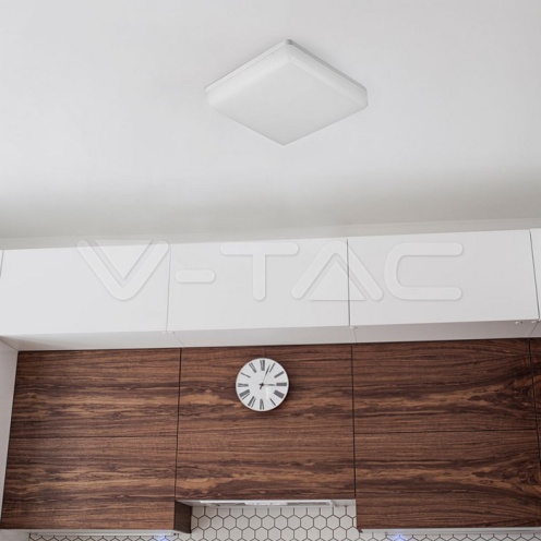 25W LED Плафон SAMSUNG CHIP Frameless Квадрат 3000K IP44 120LM/W - изглед 3 - rZ commerce 25W LED Плафон SAMSUNG CHIP Frameless Квадрат 3000K IP44 120LM/W - изглед 3