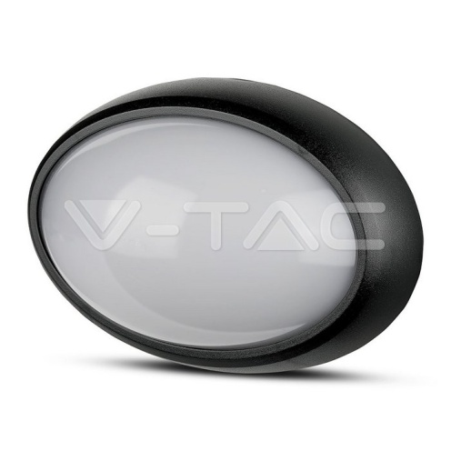 12W LED Овално Тяло Външен Монтаж Черно Тяло IP54 3000K - изглед 2 - rZ commerce 12W LED Овално Тяло Външен Монтаж Черно Тяло IP54 3000K - изглед 2