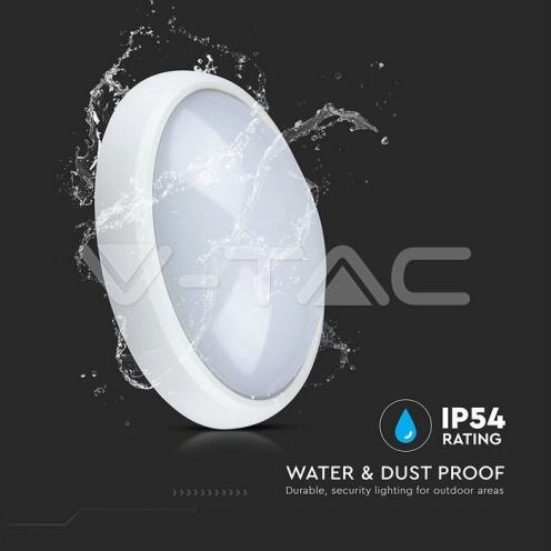 8W Плафониера Овал Бяло Тяло 3000К IP66 - изглед 8 - rZ commerce 8W Плафониера Овал Бяло Тяло 3000К IP66 - изглед 8