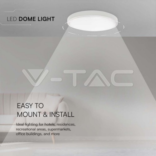 24W LED Плафон Кръг Бяла Рамка 4000К IP44 - изглед 13 - rZ commerce 24W LED Плафон Кръг Бяла Рамка 4000К IP44 - изглед 13