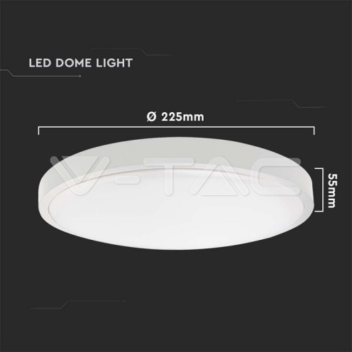 18W LED Плафон Кръг Бяла Рамка 6500К IP44 - изглед 9 - rZ commerce 18W LED Плафон Кръг Бяла Рамка 6500К IP44 - изглед 9
