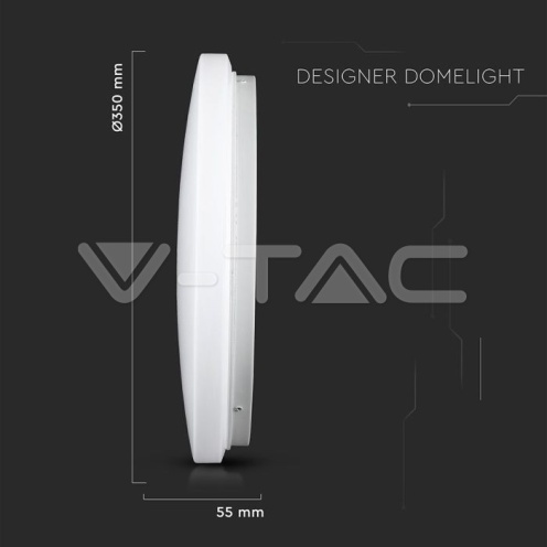 24W LED Плафон Мат Ф300 3в1 Сменяем Спектър - изглед 4 - rZ commerce 24W LED Плафон Мат Ф300 3в1 Сменяем Спектър - изглед 4