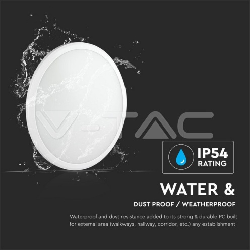 LED Плафониера SAMSUNG ЧИП - 12W 120LM/W IP65 Сензор 6400К - изглед 10 - rZ commerce LED Плафониера SAMSUNG ЧИП - 12W 120LM/W IP65 Сензор 6400К - изглед 10