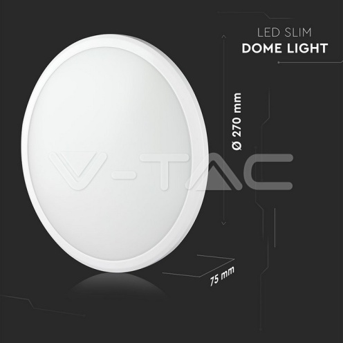 LED Плафониера SAMSUNG ЧИП - 12W 120LM/W IP65 Сензор 6400К - изглед 2 - rZ commerce LED Плафониера SAMSUNG ЧИП - 12W 120LM/W IP65 Сензор 6400К - изглед 2