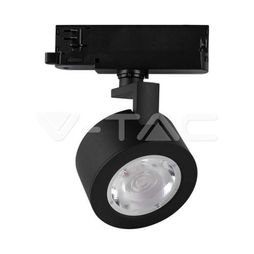 30W LED Прожектор Релсов Монтаж Черно Тяло 3в1 - изглед 1
