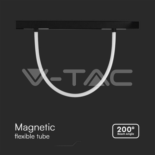 12W LED Магнитен Релсов Осветител Гъвкав 1м. CCT: 4000K Димиращ Черно Тяло - изглед 3 - rZ commerce 12W LED Магнитен Релсов Осветител Гъвкав 1м. CCT: 4000K Димиращ Черно Тяло - изглед 3