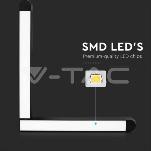 25W LED Магнитен Осветител L Форма 4000K Черно Тяло - изглед 3