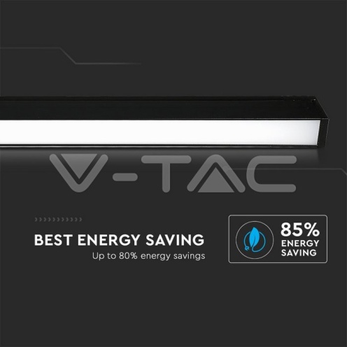 20W Магнитен Линеен Осветител 3000K Черен 24V - изглед 2 - rZ commerce 20W Магнитен Линеен Осветител 3000K Черен 24V - изглед 2