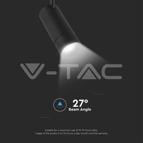 8W LED Магнитно Релсово SMART Тяло Черно 3 в 1 - изглед 3 - rZ commerce 8W LED Магнитно Релсово SMART Тяло Черно 3 в 1 - изглед 3