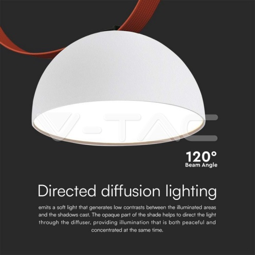 20W LED Магнитен Осветител Въже 120`D 3000K Пясъчно Бяло Тяло 3 Години Гаранция /1/ - изглед 8