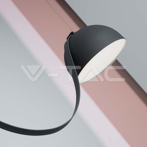 20W LED Магнитен Осветител Въже 120`D 3000K Пясъчно Черно Тяло 3 Години Гаранция /1/ - изглед 3