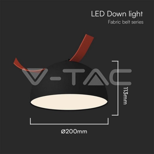 20W LED Магнитен Осветител Въже 120`D 3000K Пясъчно Черно Тяло 3 Години Гаранция /1/ - изглед 2