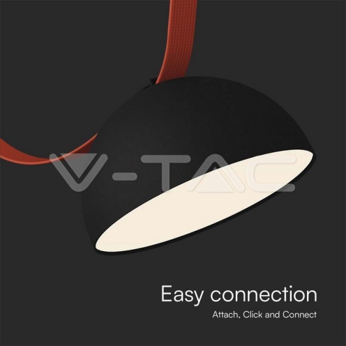 20W LED Магнитен Осветител Въже 120`D 3000K Пясъчно Черно Тяло 3 Години Гаранция /1/ - изглед 6