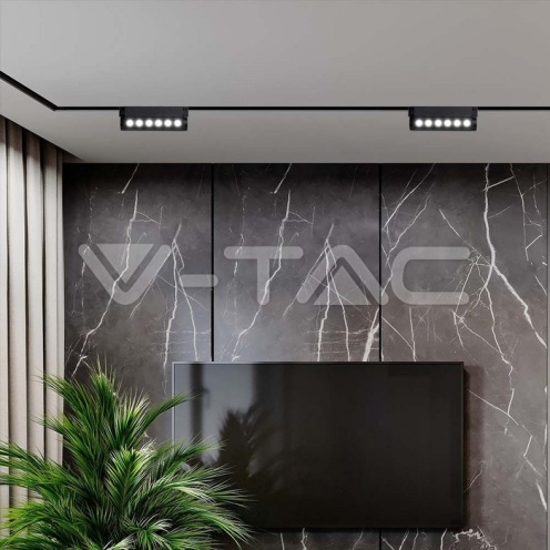 5W LED Магнитен Линеен Спот Регулируем 6400K Черно Тяло - изглед 10