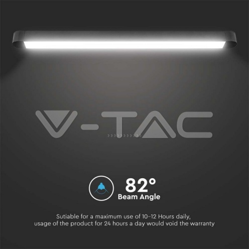 18W LED Магнитен Линеен Осветител 3000K Черно Тяло - изглед 6