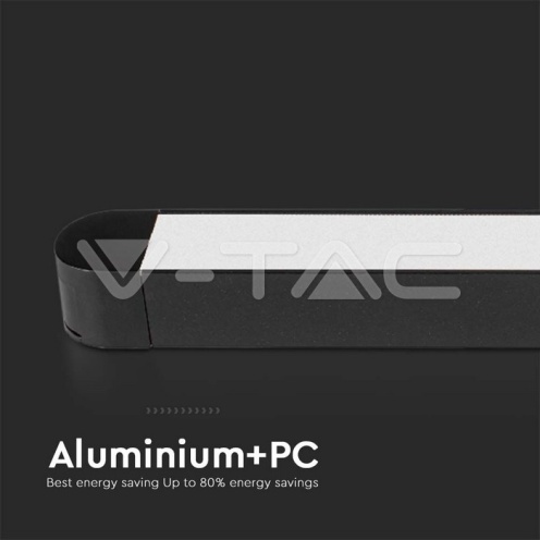 18W LED Магнитен Линеен Осветител 3000K Черно Тяло - изглед 5