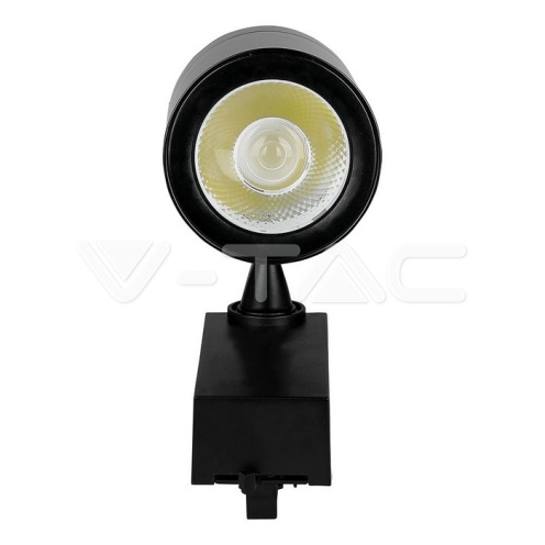 35W LED Прожектор релсов монтаж черно тяло 3000K 3250Lm - изглед 5