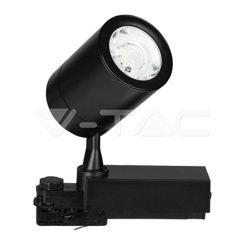 35W LED Прожектор релсов монтаж черно тяло 3000K 3250Lm - изглед 4
