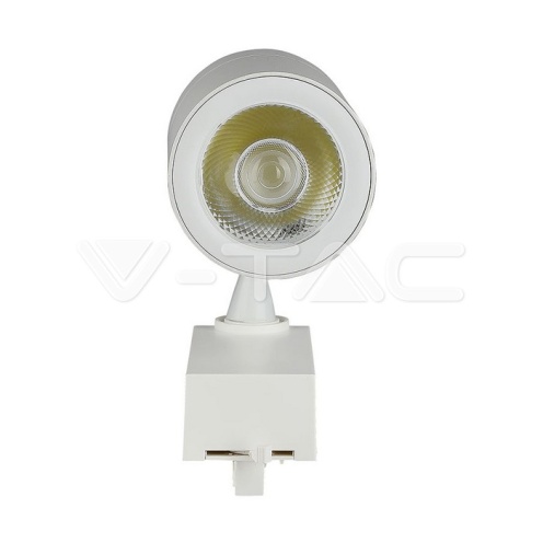 35W LED Прожектор релсов монтаж бяло тяло 3000K 3250Lm - изглед 5 - rZ commerce 35W LED Прожектор релсов монтаж бяло тяло 3000K 3250Lm - изглед 5