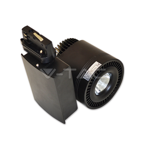33W LED COB CRI>95 Прожектор Релсов Монтаж Черно Тяло 5000K - изглед 2