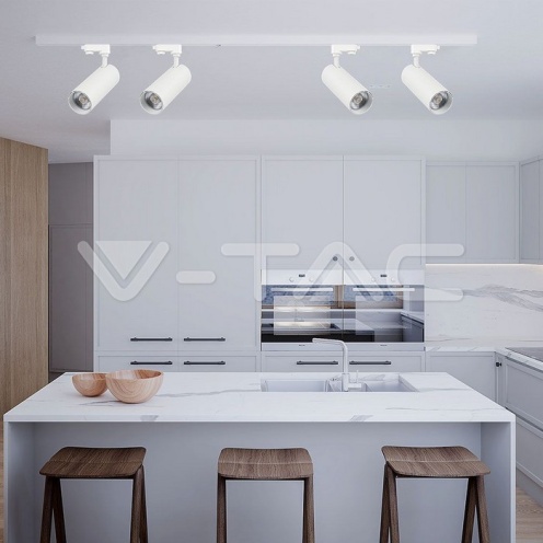 30W LED COB Релсов осветител 3in1 бяло тяло - изглед 8 - rZ commerce 30W LED COB Релсов осветител 3in1 бяло тяло - изглед 8