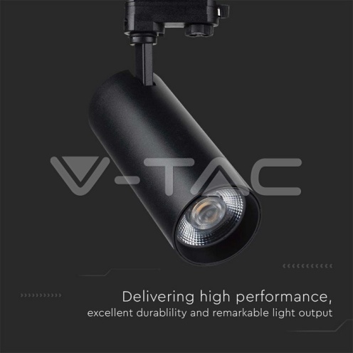 30W LED COB Релсов осветител 3in1 черно тяло - изглед 2 - rZ commerce 30W LED COB Релсов осветител 3in1 черно тяло - изглед 2
