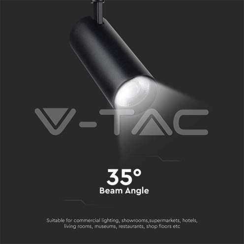 30W LED COB Релсов осветител 3in1 черно тяло - изглед 5 - rZ commerce 30W LED COB Релсов осветител 3in1 черно тяло - изглед 5