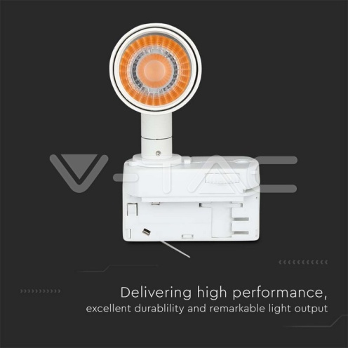 15W LED Прожектор релсов монтаж SAMSUNG CHIP бял 3000K - изглед 4 - rZ commerce 15W LED Прожектор релсов монтаж SAMSUNG CHIP бял 3000K - изглед 4