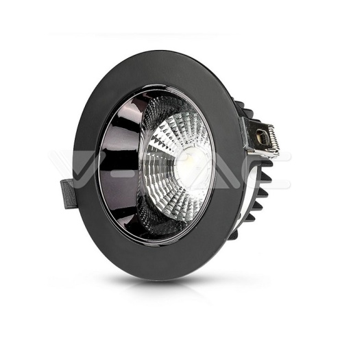 LED Луна SAMSUNG ЧИП - 20W Рефлоктор COB Черна 3000К - изглед 2 - rZ commerce LED Луна SAMSUNG ЧИП - 20W Рефлоктор COB Черна 3000К - изглед 2