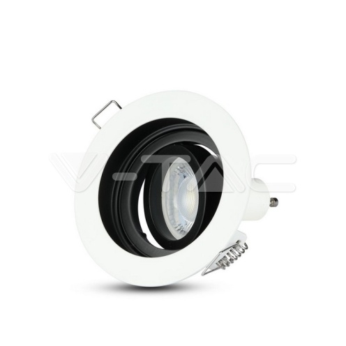 GU10 Корпус Луна Кръг Бяла - изглед 8 - rZ commerce GU10 Корпус Луна Кръг Бяла - изглед 8