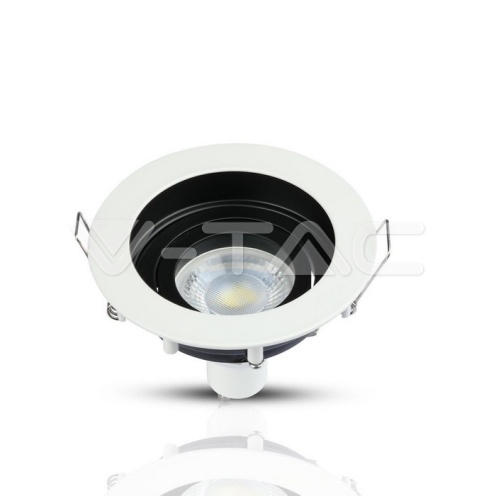 GU10 Корпус Луна Кръг Бяла - изглед 7 - rZ commerce GU10 Корпус Луна Кръг Бяла - изглед 7