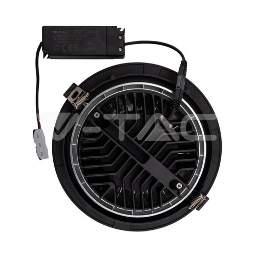 LED Луна SAMSUNG ЧИП - 30W Рефлоктор COB Черна 6400К - изглед 3