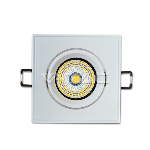 5W LED Луна COB Квадратен Модул Ротационна - Бяло Тяло 6000K - изглед 1 - rZ commerce 5W LED Луна COB Квадратен Модул Ротационна - Бяло Тяло 6000K - изглед 1